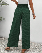 Lizzy | Hose mit weitem Bein und Geometrie-Druck