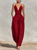 Scarlett Hochtaillierter Jumpsuit