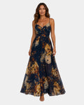 Bertholine Kleid mit Blumenmuster