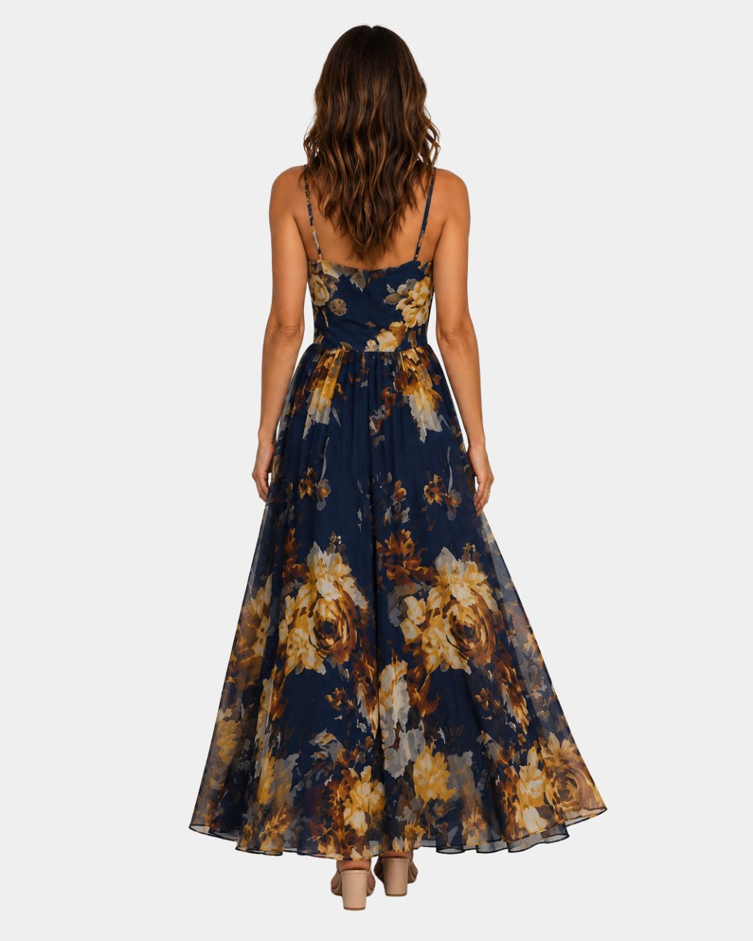 Bertholine Kleid mit Blumenmuster