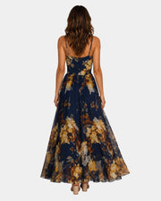 Bertholine Kleid mit Blumenmuster