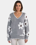 Paula Pullover mit Blumenmuster