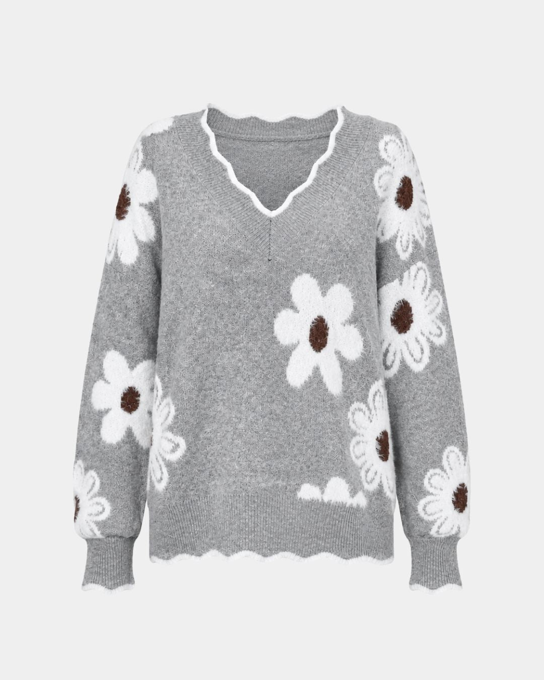Paula Pullover mit Blumenmuster