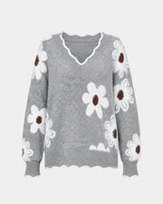 Paula Pullover mit Blumenmuster