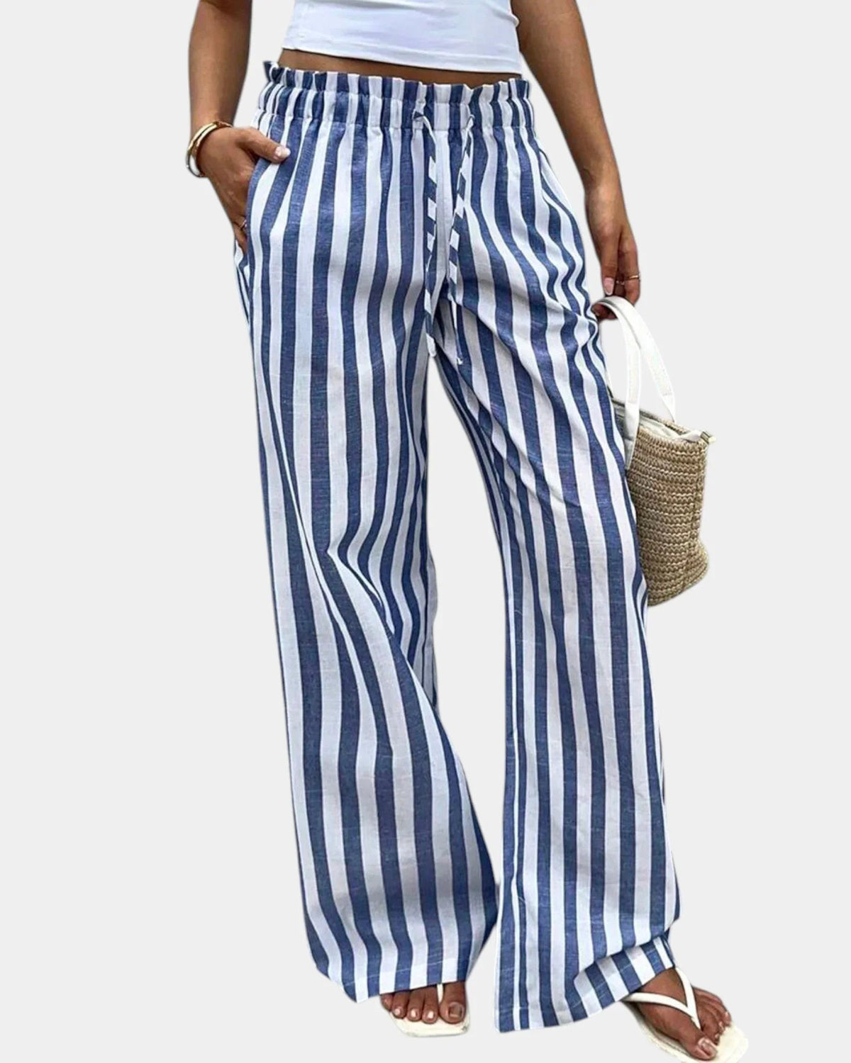 Marguerite Hose mit Streifenmuster