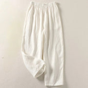 Amalia | Leichte Sommerhose aus Baumwolle & Leinen