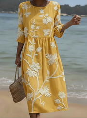 Sofia | Stilvolles Blumenkleid