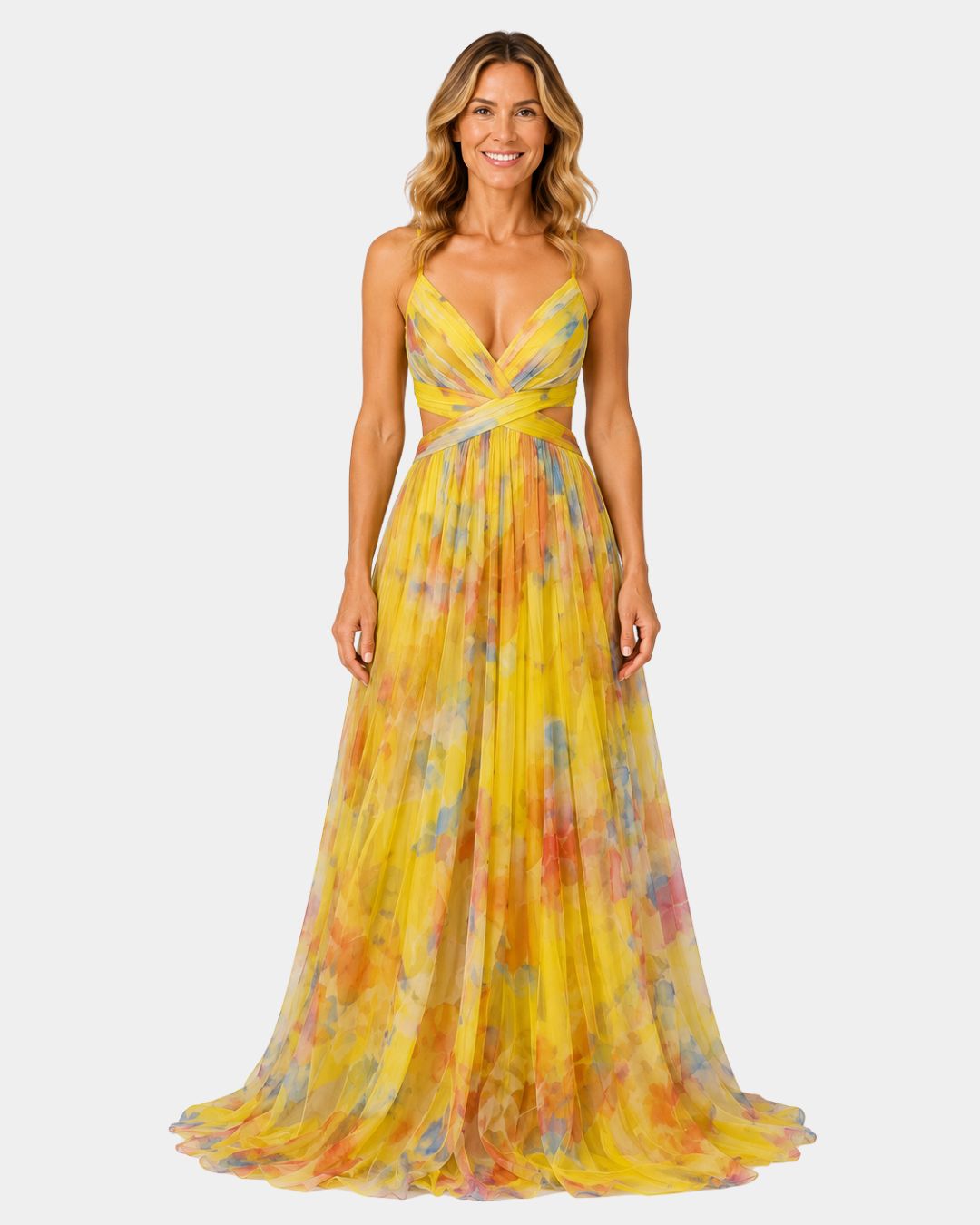 Giselle Kleid mit Blumenmuster