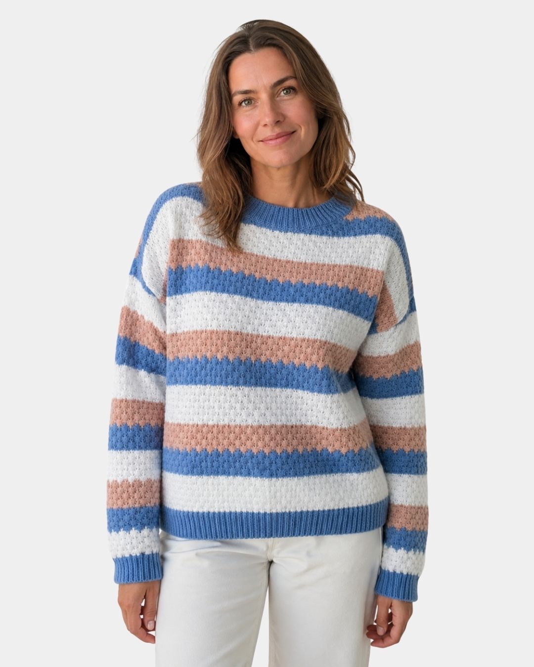 Camille Pullover mit Streifenmuster