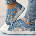 Lotte | Elegante Damen-Sneaker mit floralen Details
