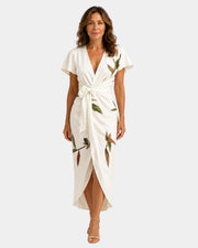 Agathe Kleid mit Blumenmuster