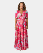 Césarie Kleid mit Blumenmuster