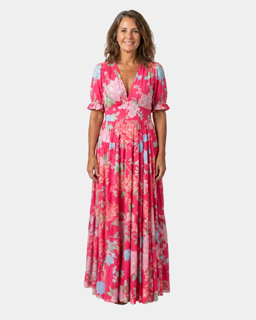 Césarie Kleid mit Blumenmuster