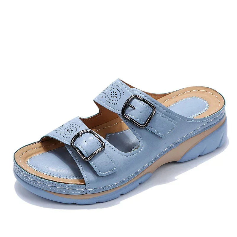 Plateau-Sandalen