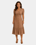 Delmine Hemdkleid mit Hemdblusenstil