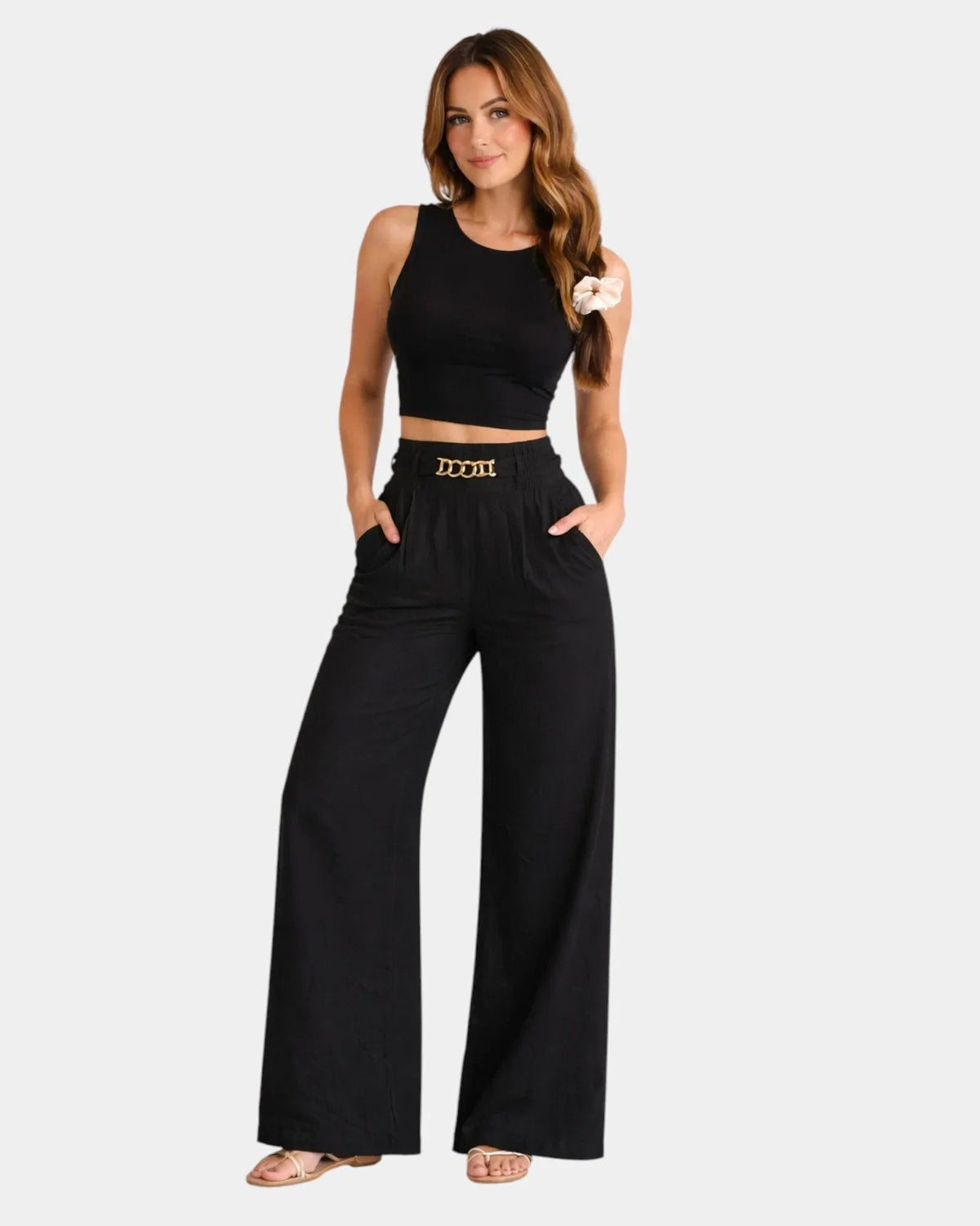 Audrey Wide-Leg-Hose