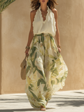Liara | Luftiges Zweiteiler-Set mit Blumenprint