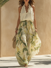 Liara | Luftiges Zweiteiler-Set mit Blumenprint