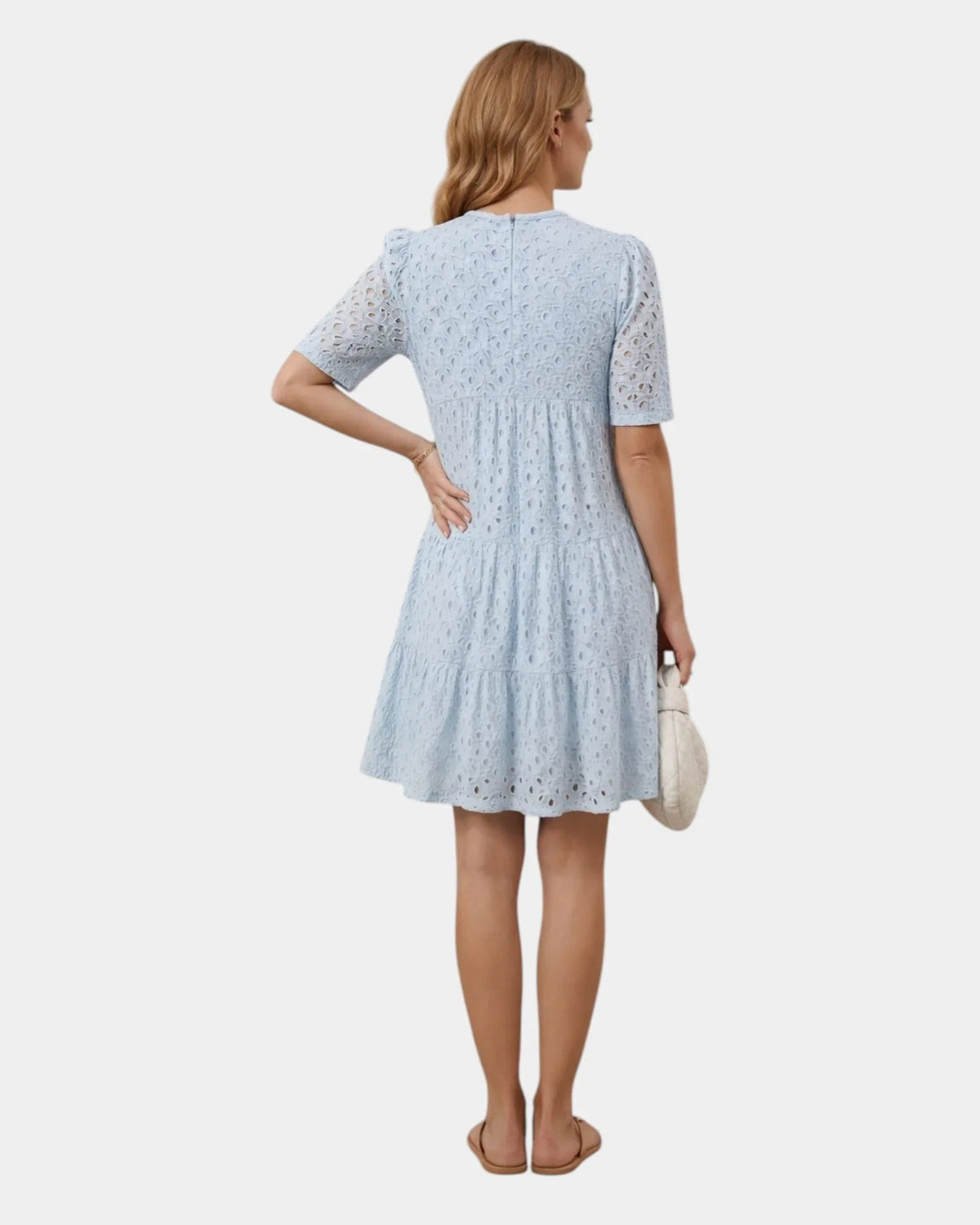 Garance Kleid mit Stickdetails