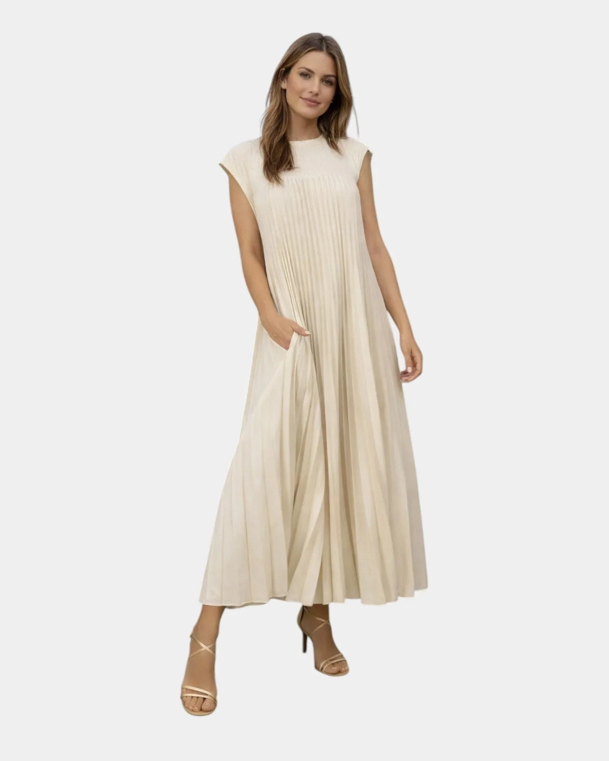 Marianne Kleid mit Plissee