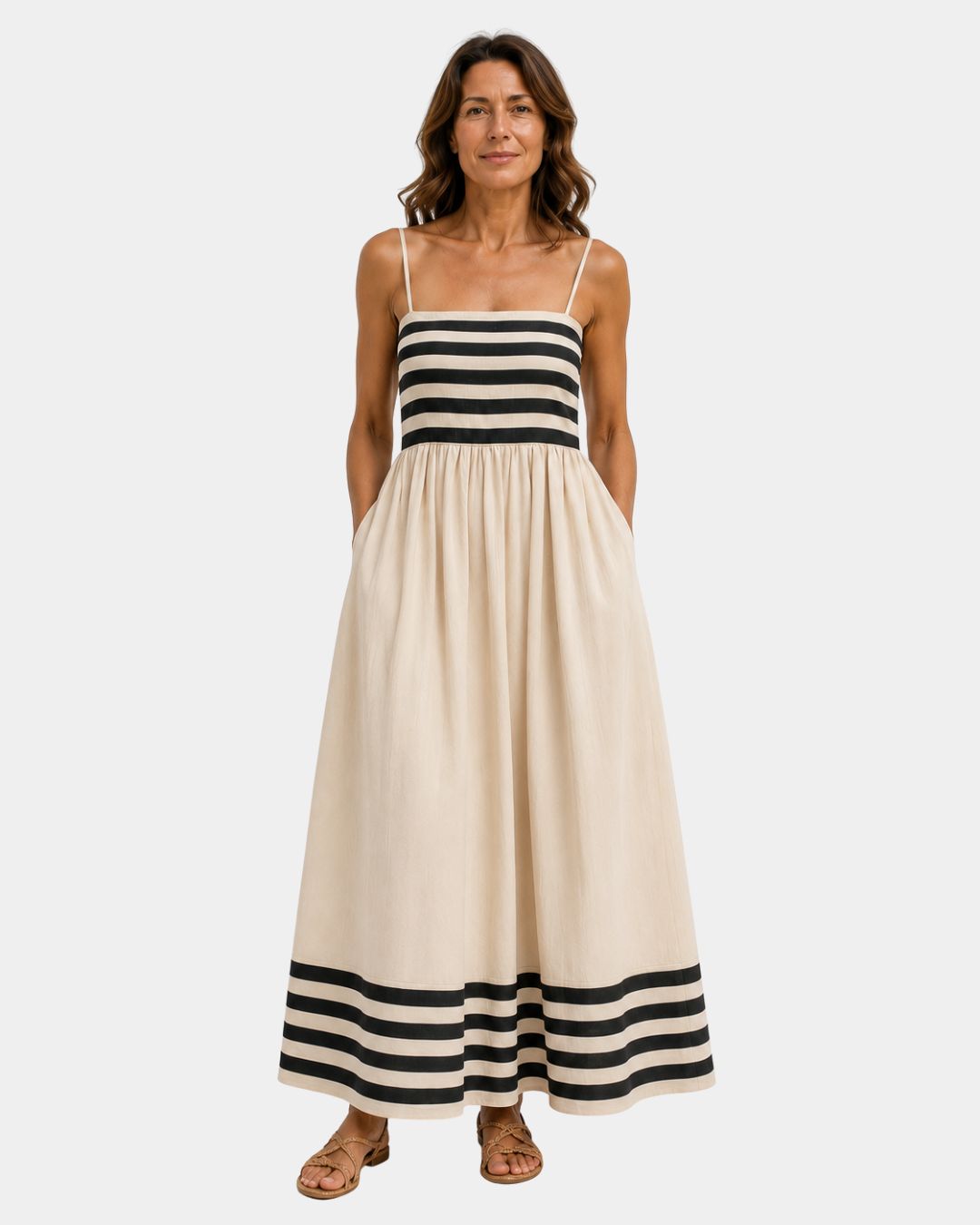 Ismeralda Kleid mit Streifenmuster
