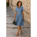 Angela | Alltags-Denimkleid