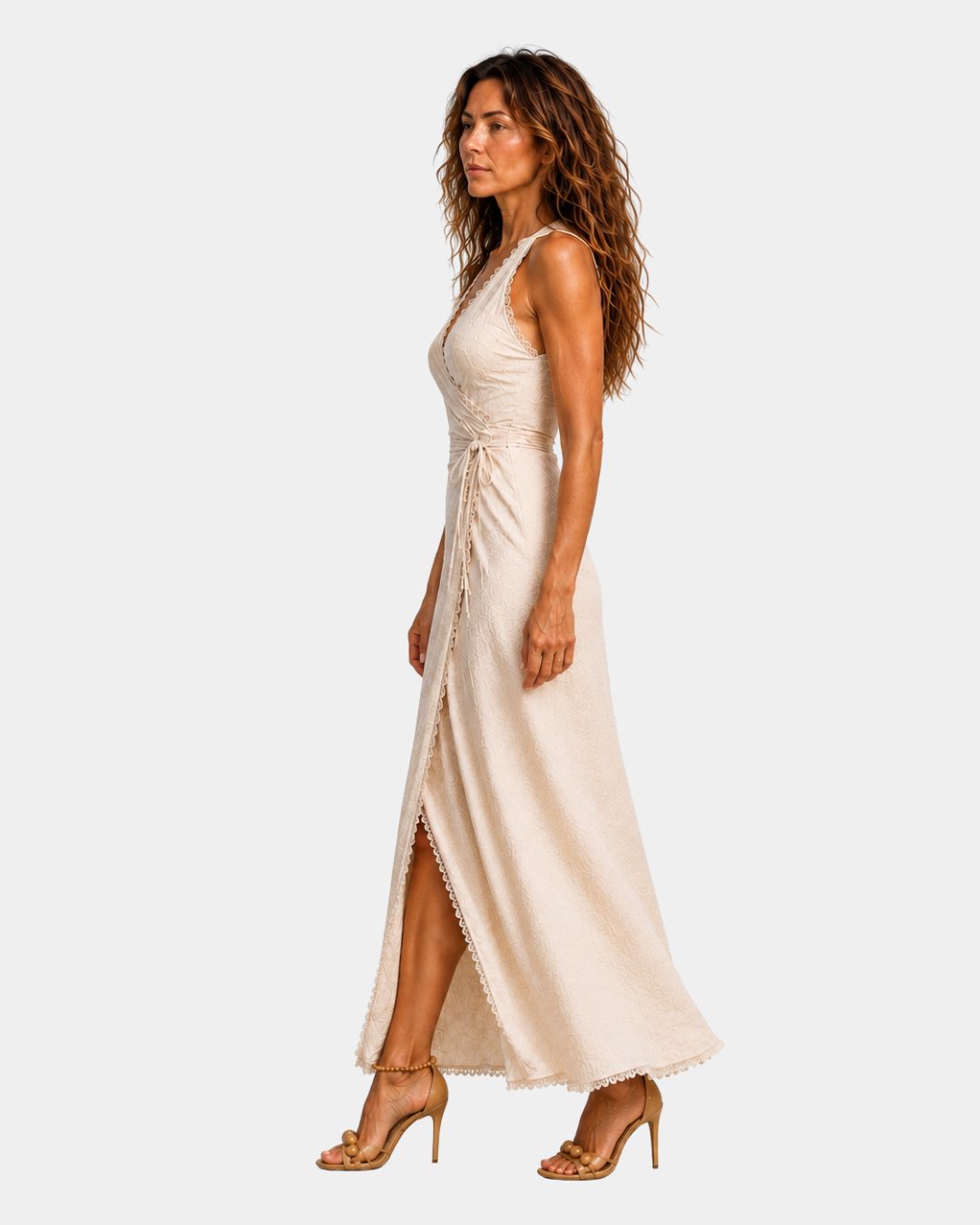 Edmée Wickelkleid mit Wickeldesign