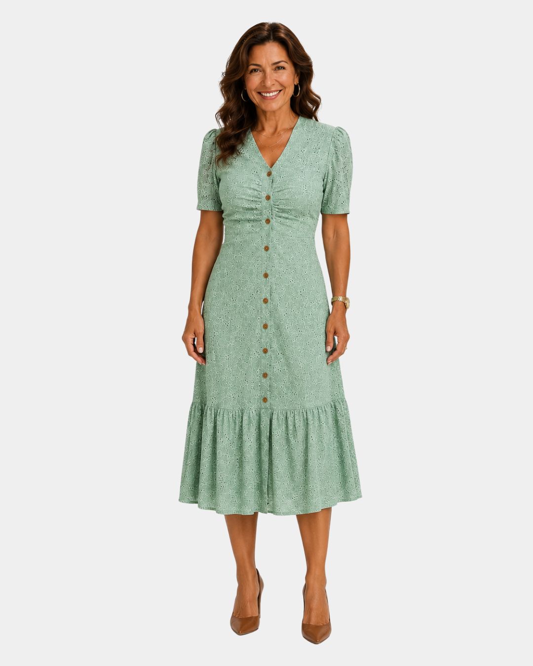 Delmine Hemdkleid mit Hemdblusenstil