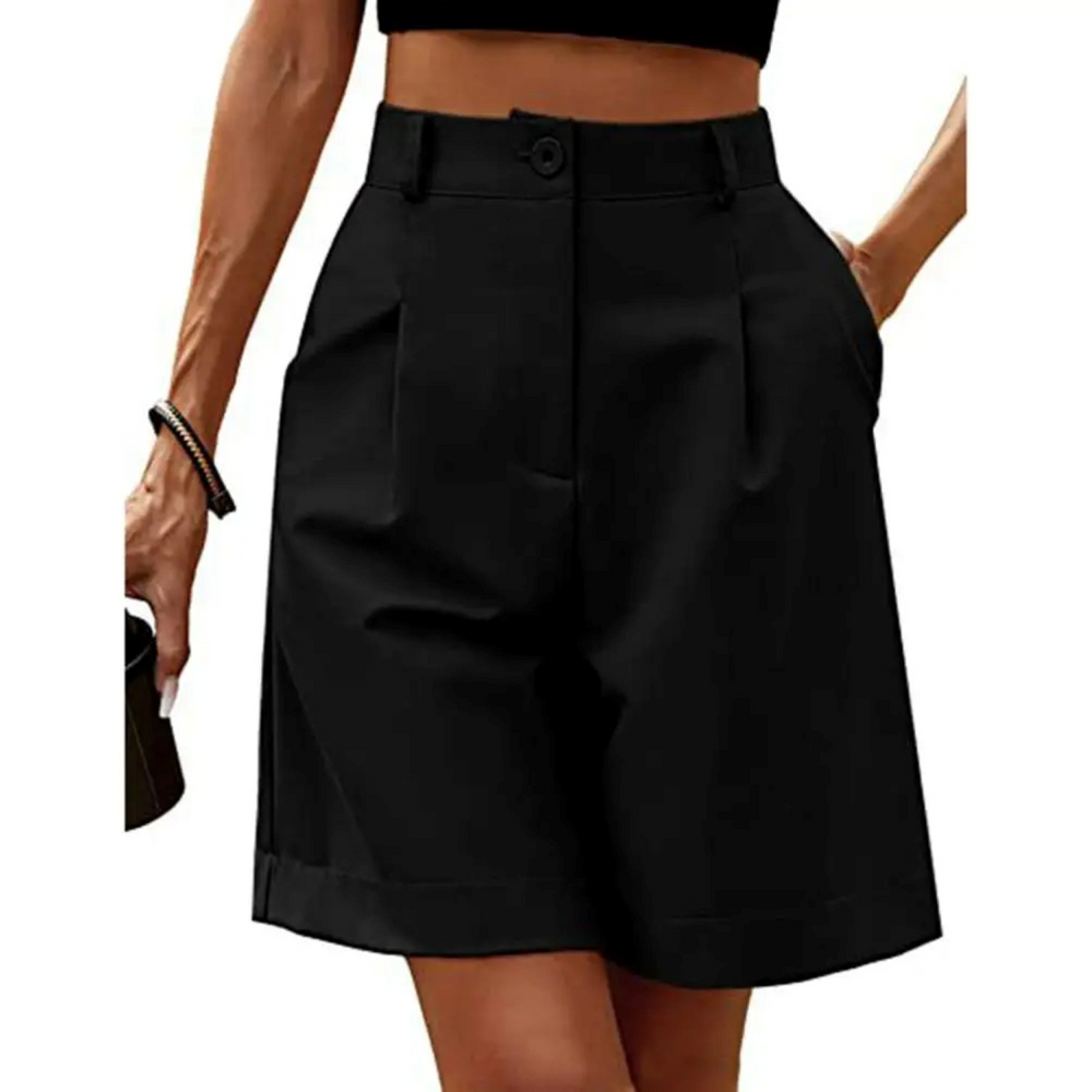 Thea | Elegante Bermuda mit Bundfalten