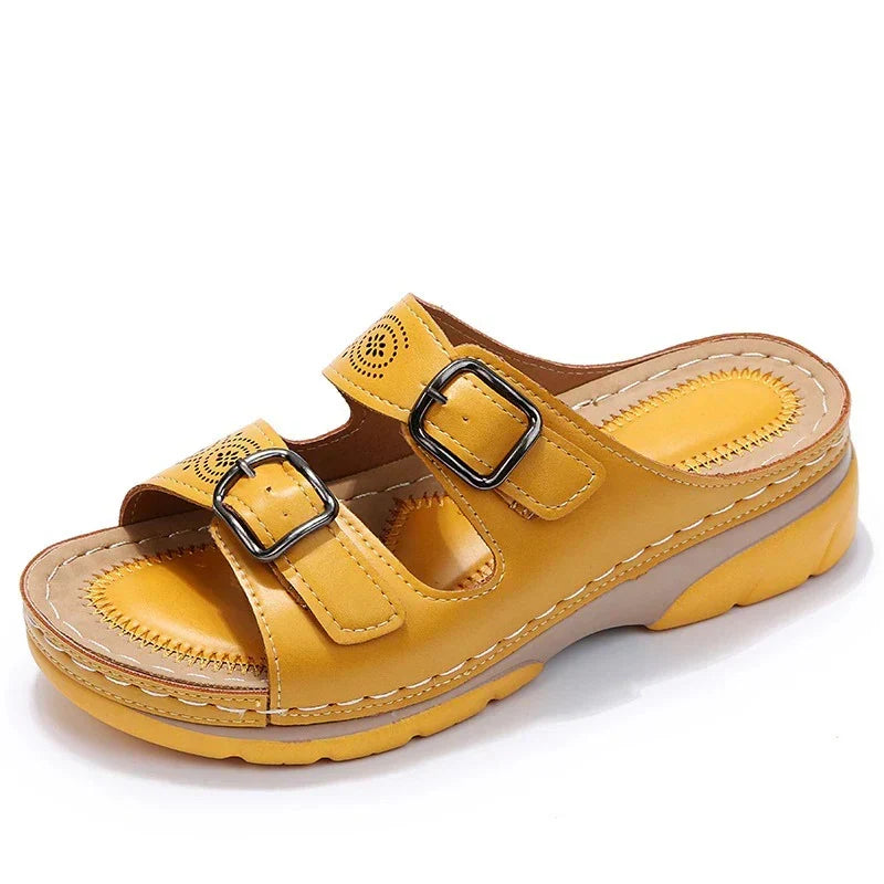 Plateau-Sandalen