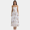 Oriane Kleid mit Blumenmuster