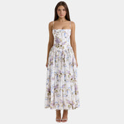 Oriane Kleid mit Blumenmuster