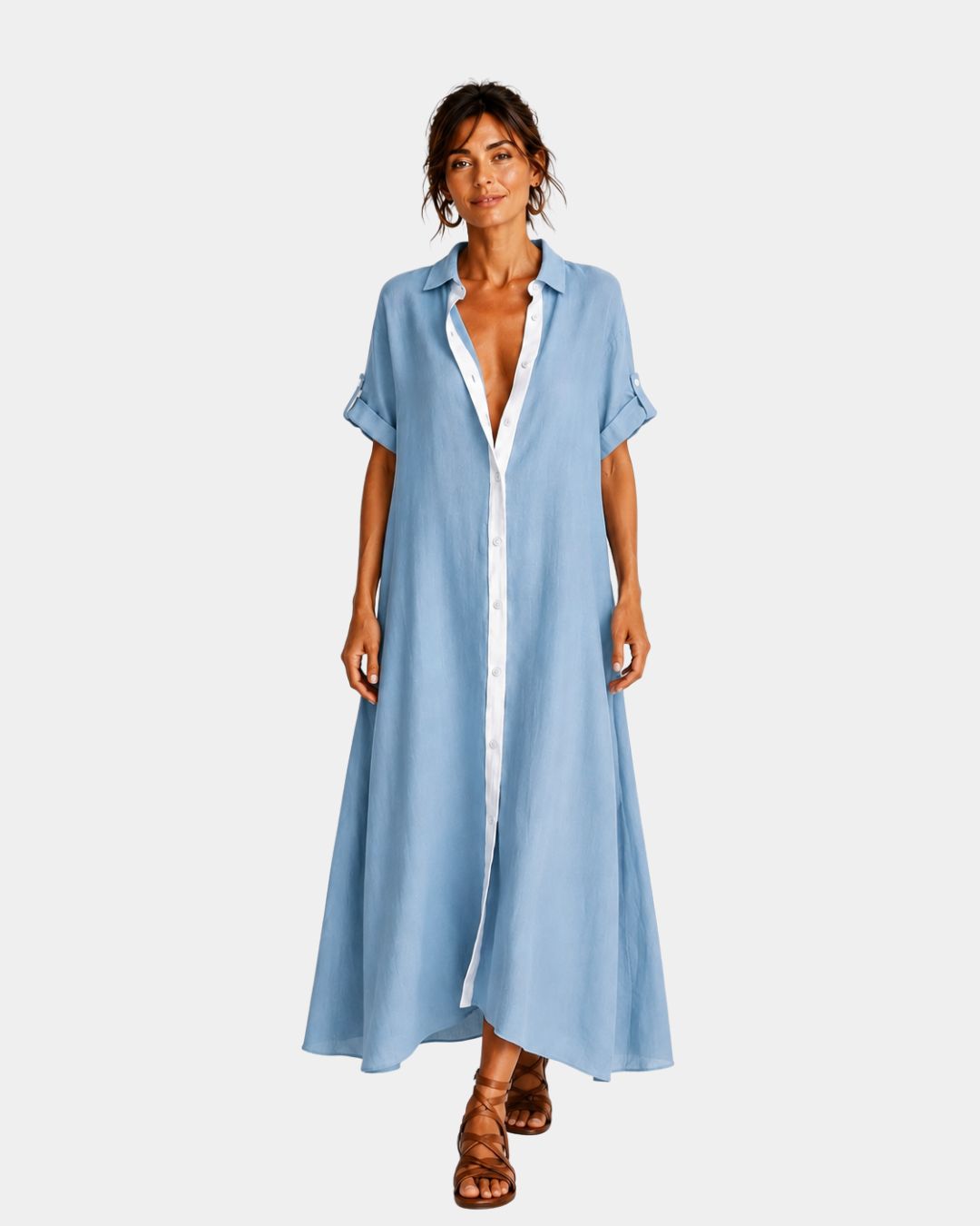Béryl Hemdkleid mit Hemdblusenstil