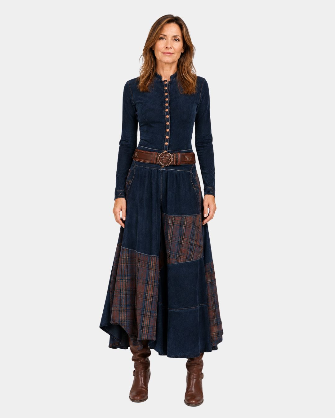Leonora Kleid im Retro-Look