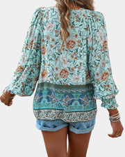 Jany Bluse mit Blumenmuster