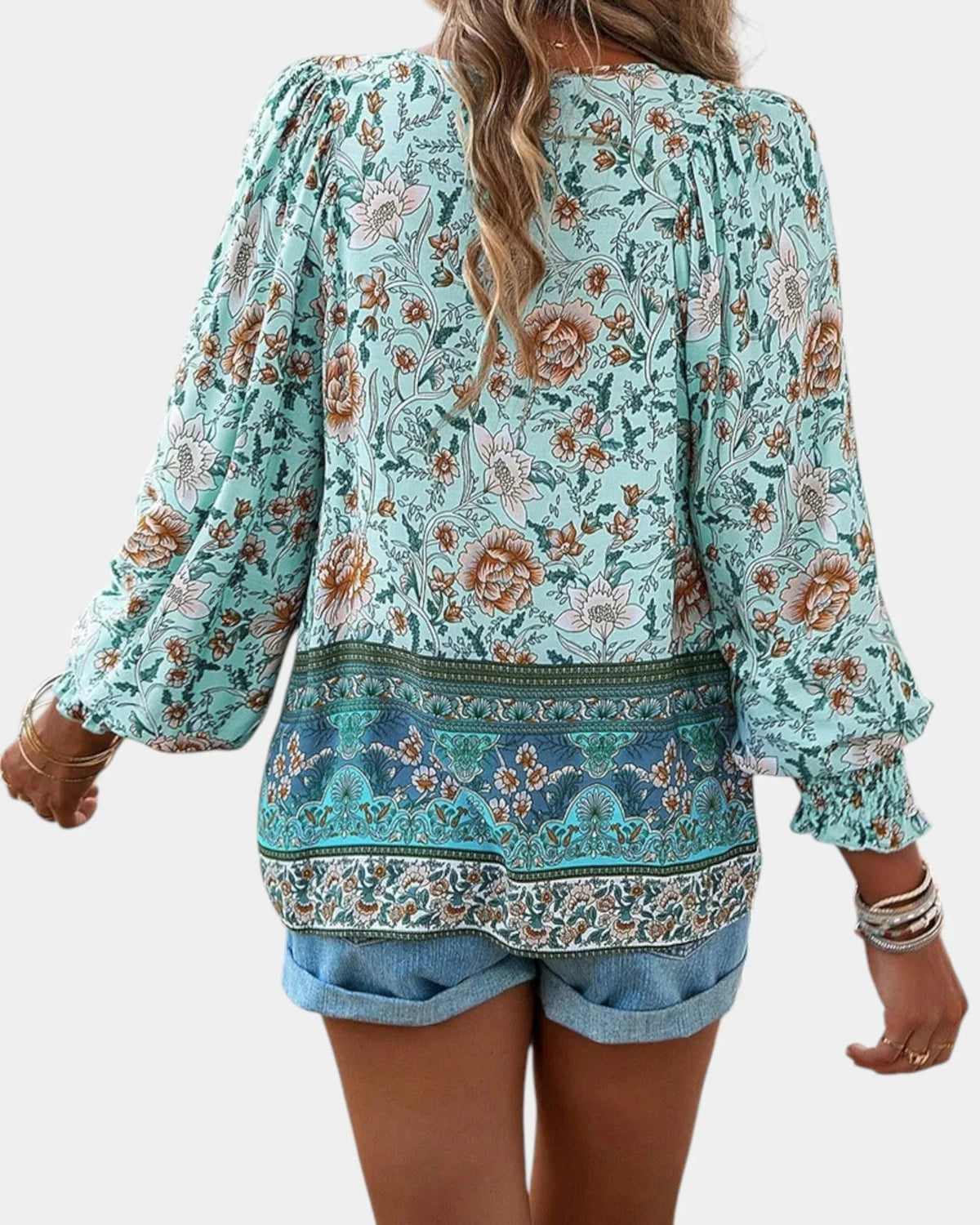 Jany Bluse mit Blumenmuster