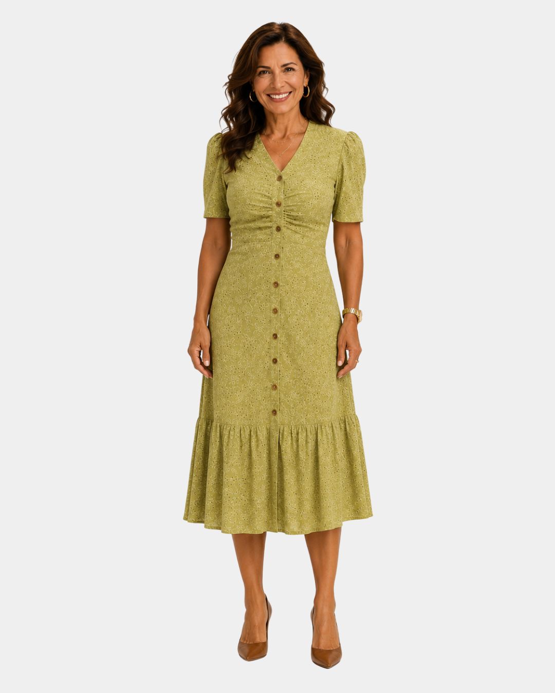Delmine Hemdkleid mit Hemdblusenstil