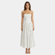 Oriane Kleid mit Blumenmuster