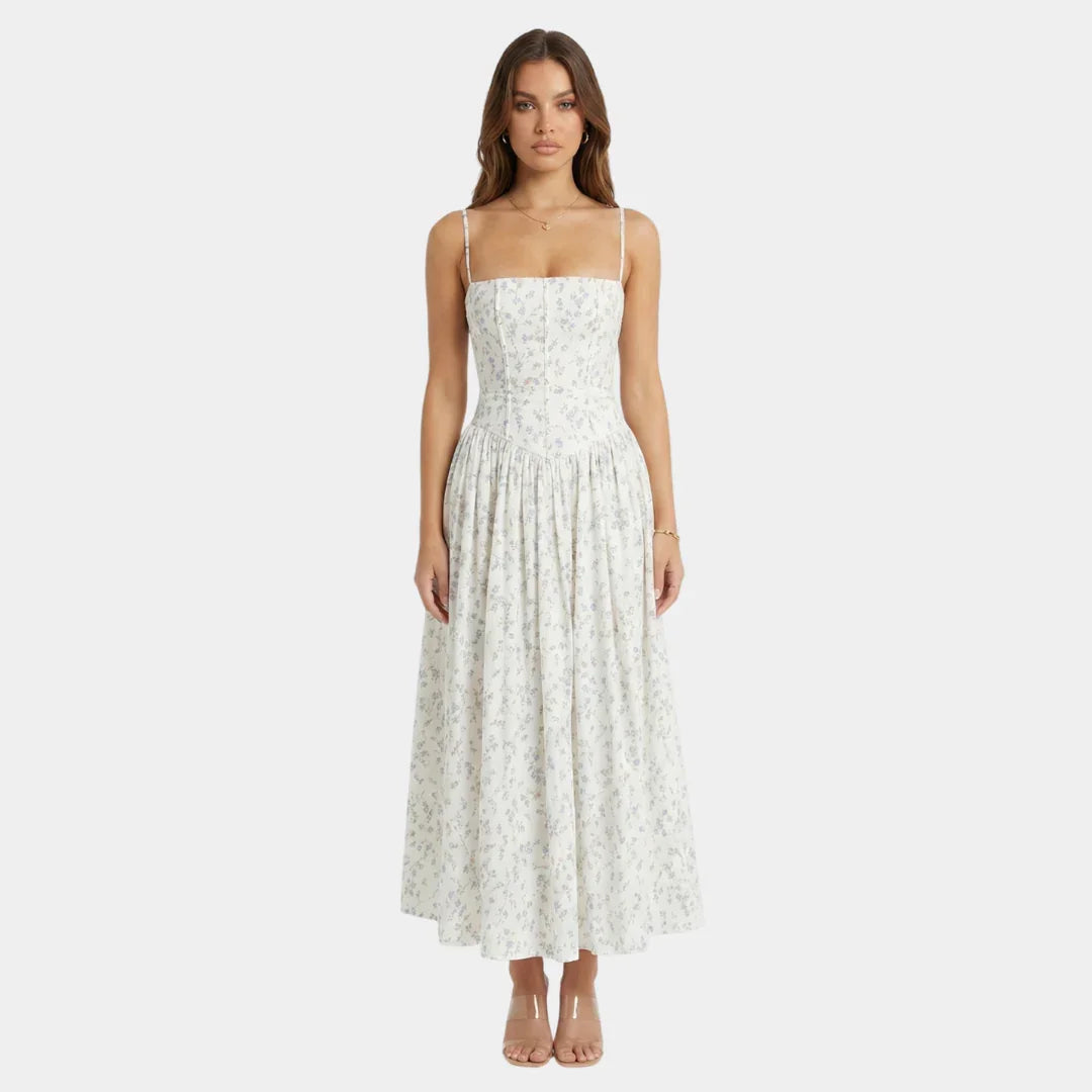 Oriane Kleid mit Blumenmuster