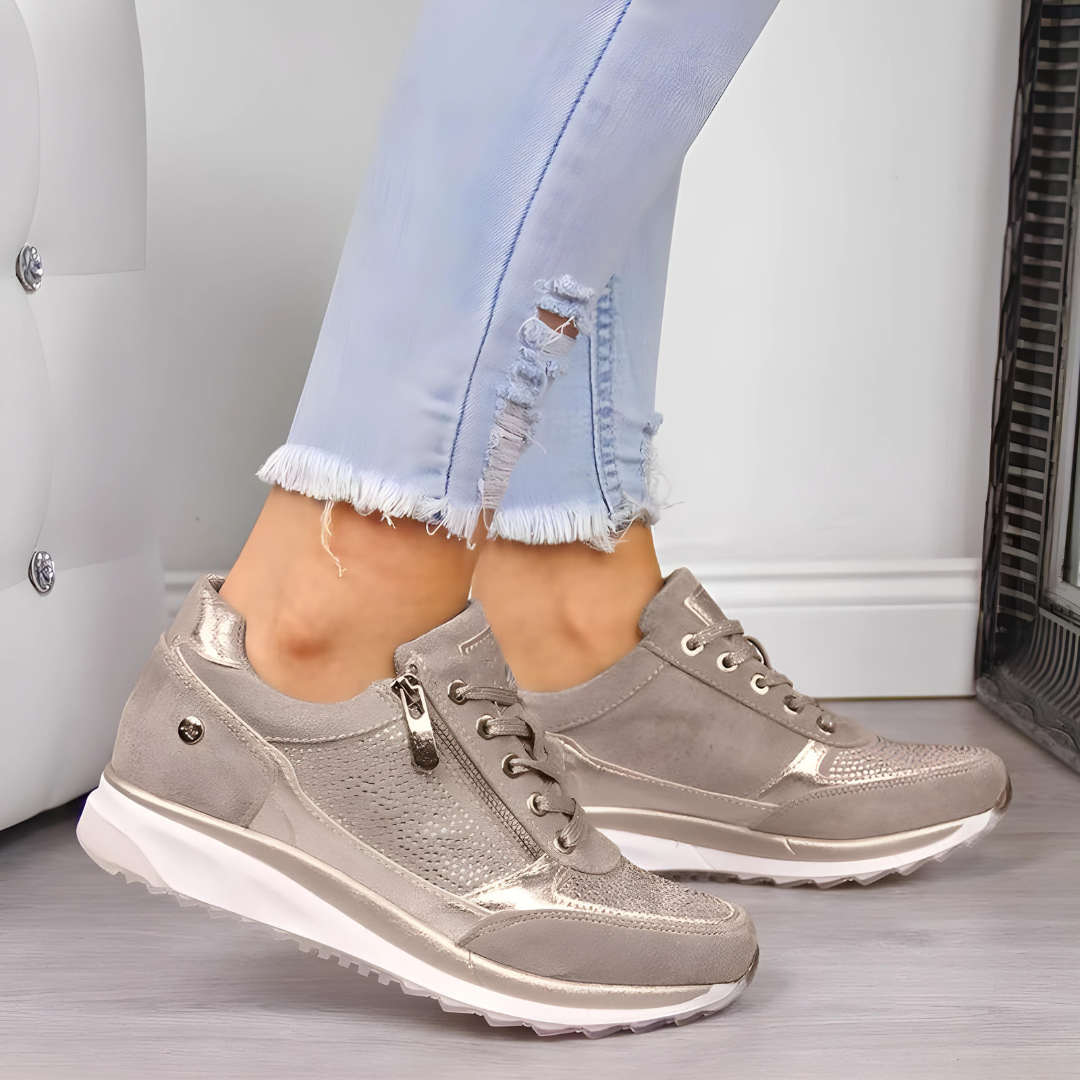 Sneaker mit Reißverschluss