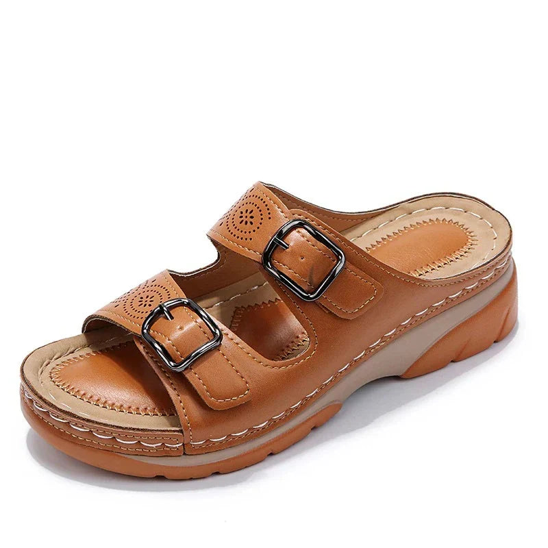 Plateau-Sandalen