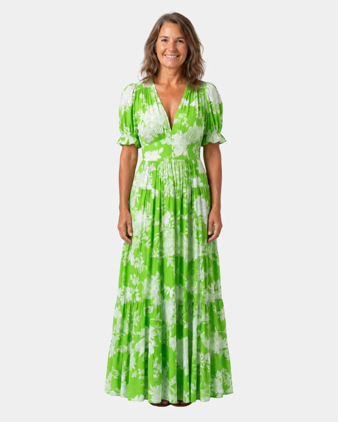 Césarie Kleid mit Blumenmuster