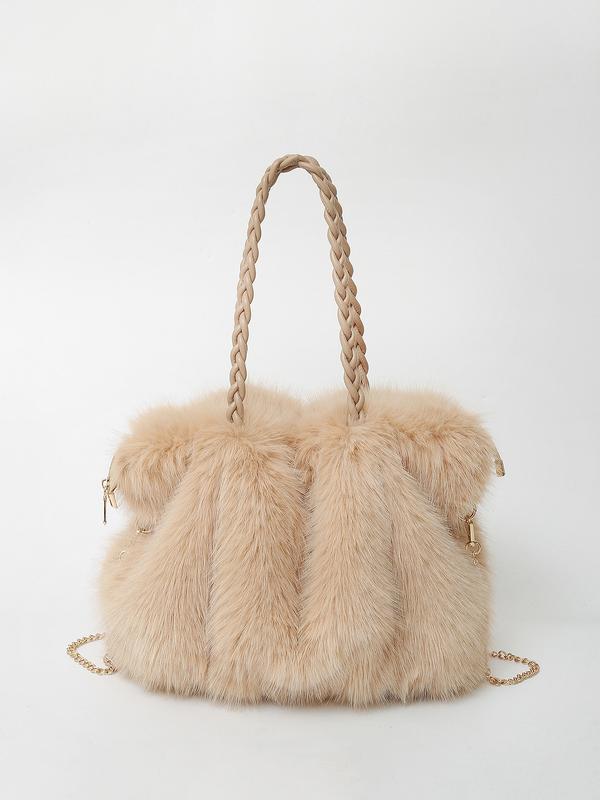 Elisa | Vielseitige Velours-Schultertasche