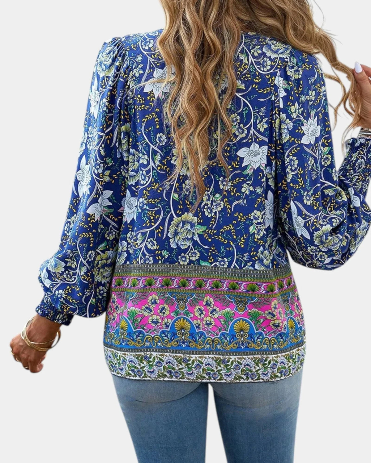 Jany Bluse mit Blumenmuster