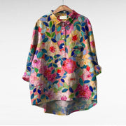 Olivia | Oversized Leinen-Bluse