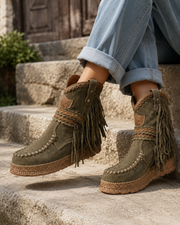 Fransige Stiefeletten