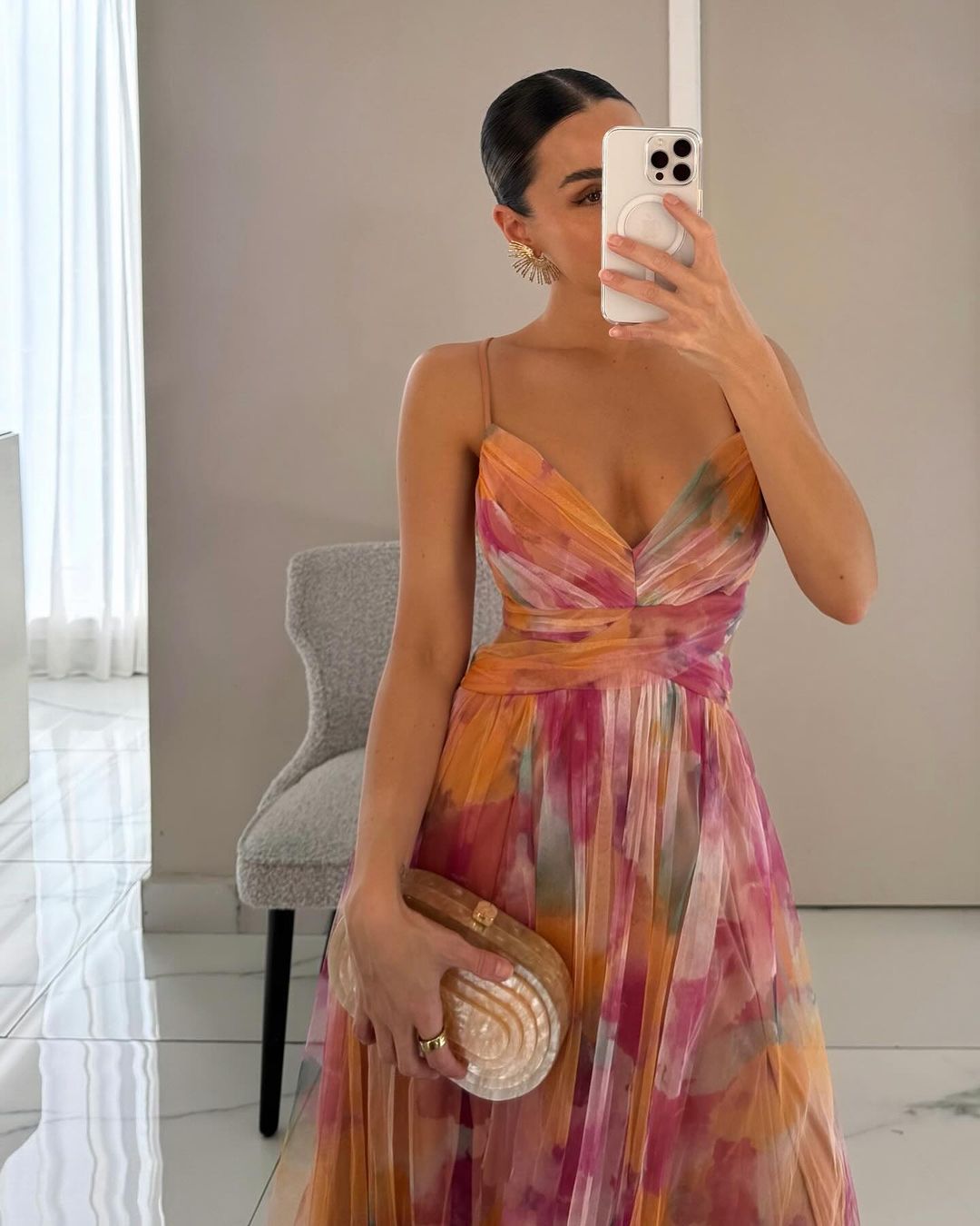 Giselle | Bezauberndes Maxi-Kleid mit Floralprint