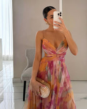 Giselle | Bezauberndes Maxi-Kleid mit Floralprint