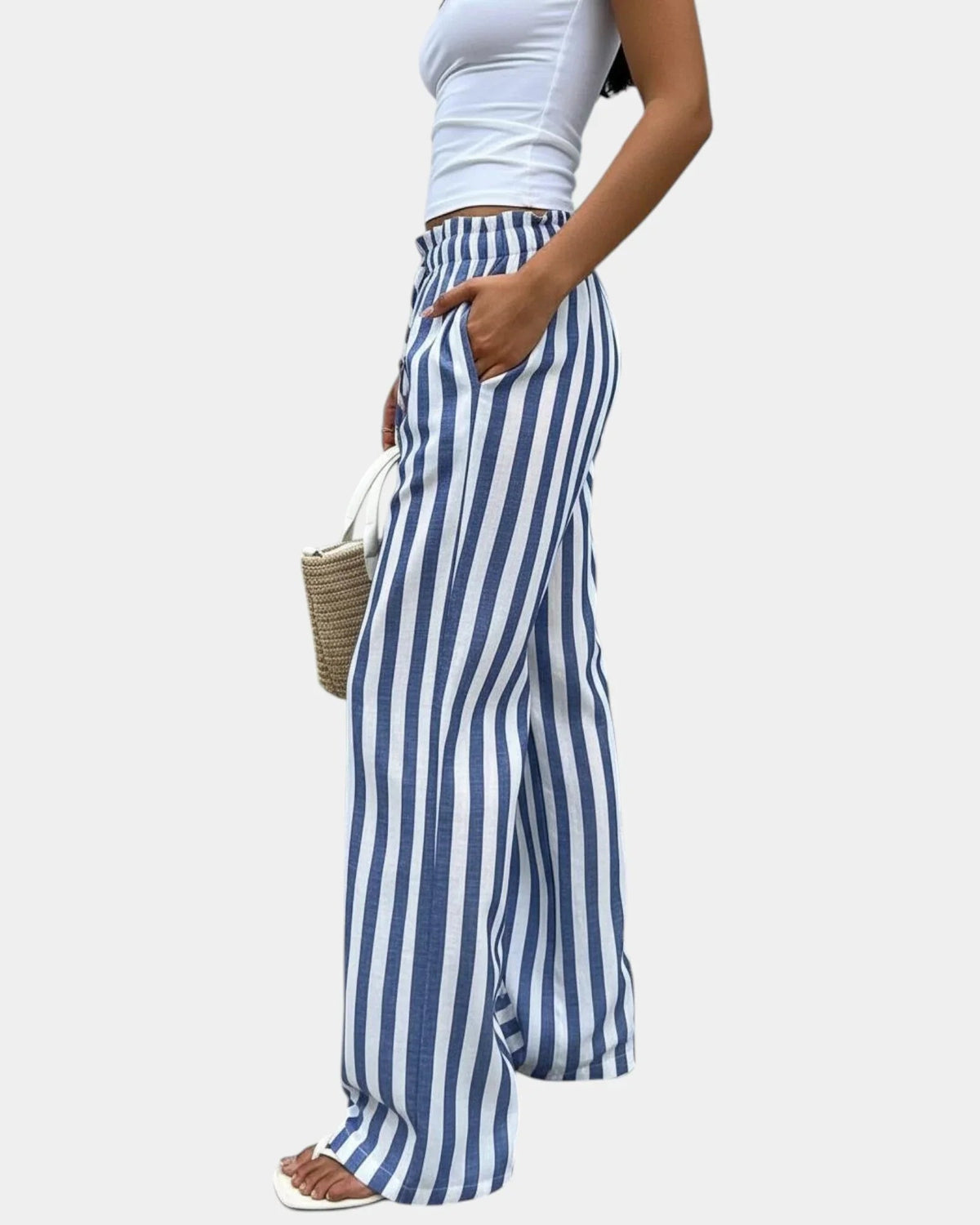 Marguerite Hose mit Streifenmuster