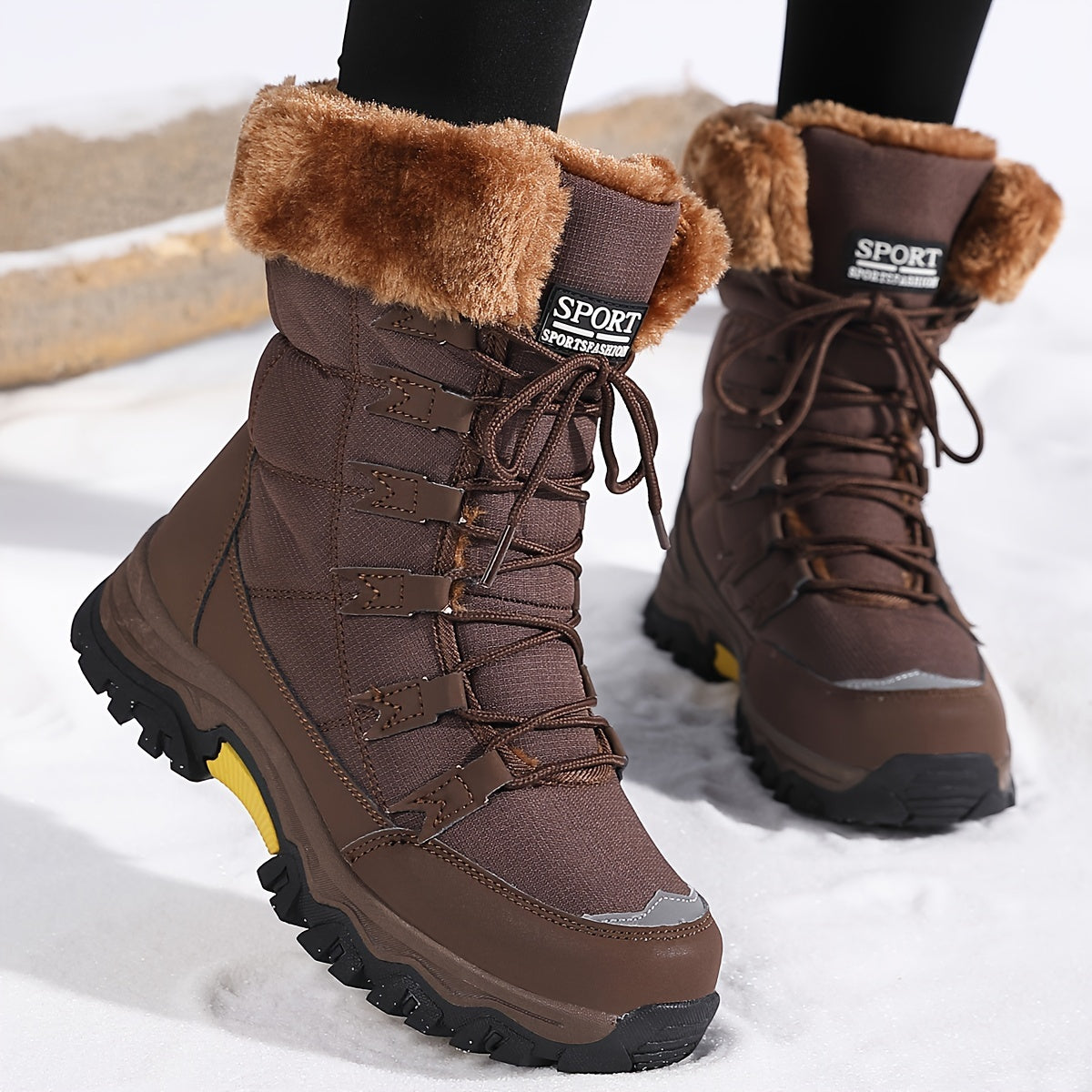 Stiefel mit Schnürung